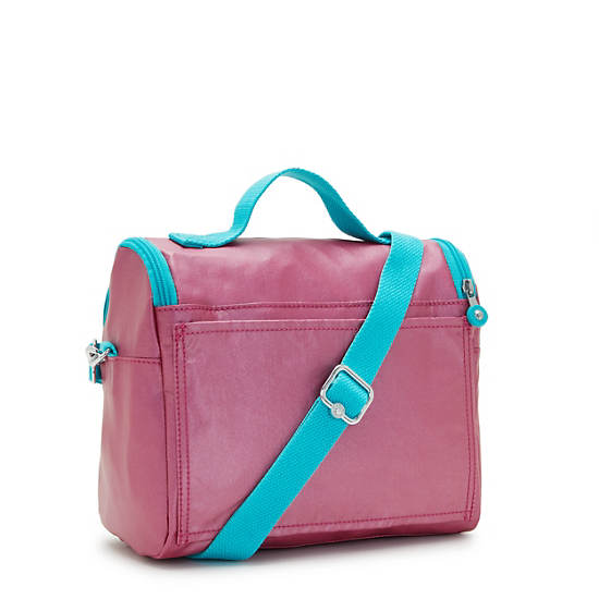 Kipling New Kichirou Metallic Lunch Bag Çanta Pembe Bej Rengi | TR 1059TC